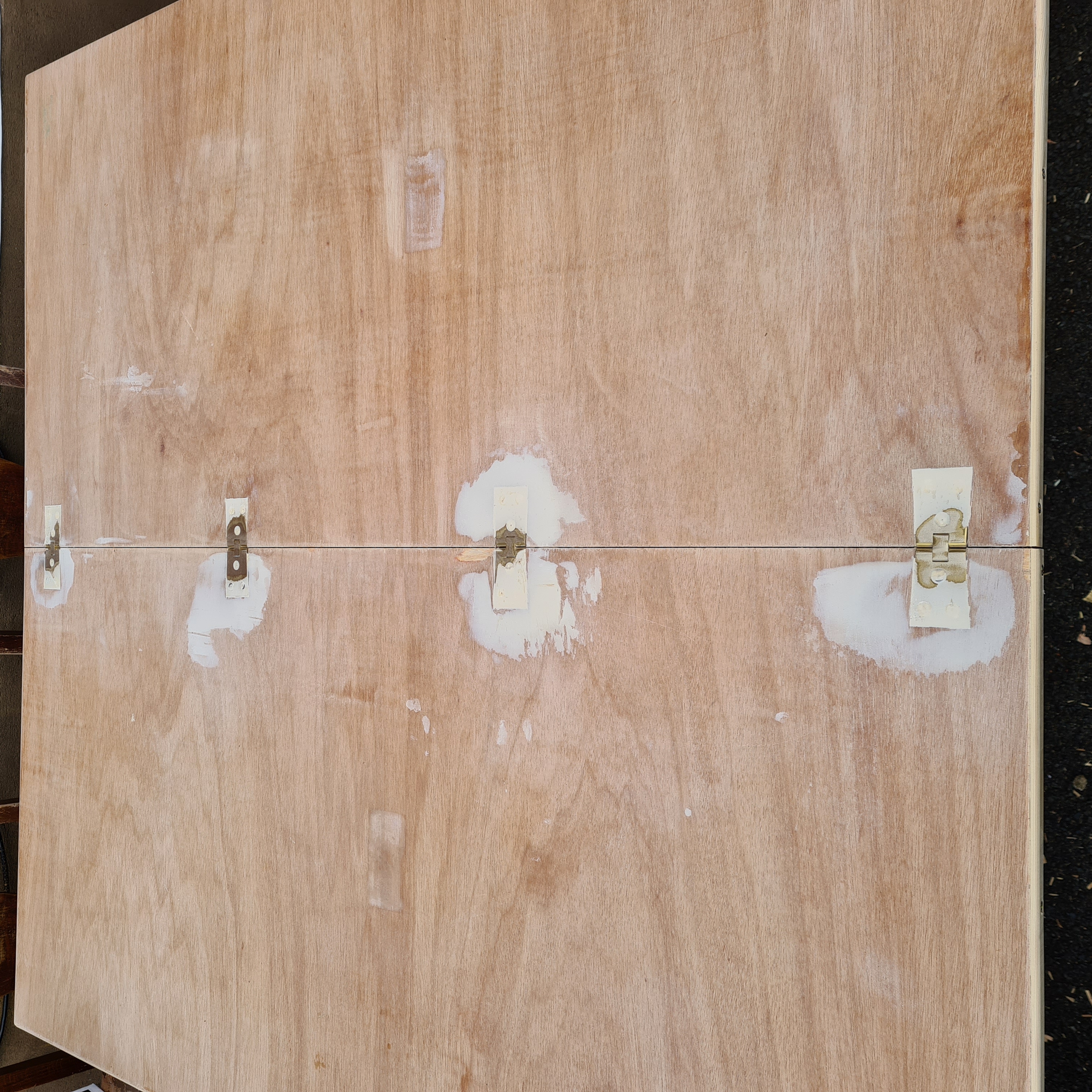 After sanding